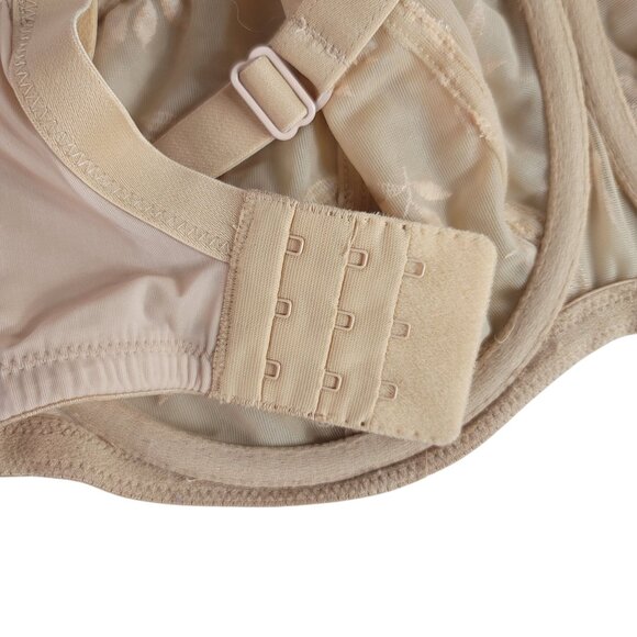 Panache Superbra Tango II Bra Tan 32H Unlined Sheer Underwire Embroidery 3251 - Picture 6 of 10